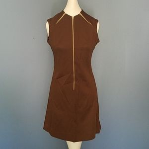 60s mod boho mini dress